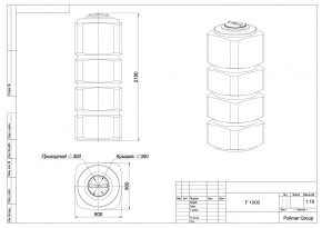 Емкость F 1000 литров 