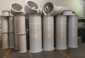 Воздуховоды из полипропилена EcoWasser 50 тонн     