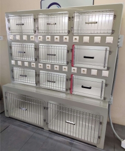 Клетка «Animals oxygen-3» с электрооборудованием для ветеринарных клиник и питомников